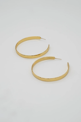 Brenda Grandes - Luxury Hoop Earrings - Silver & Gold