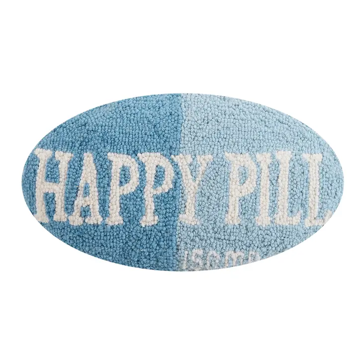 Peking Handicraft - Blue Happy Pill Hook Pillow