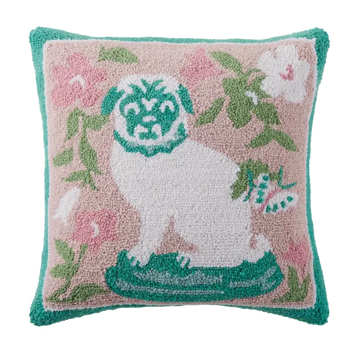 Peking Handicraft - Imperial Palace Pink Hook Pillow
