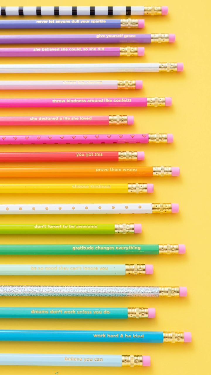 Taylor Elliot -  20 Motivational Pencil Set