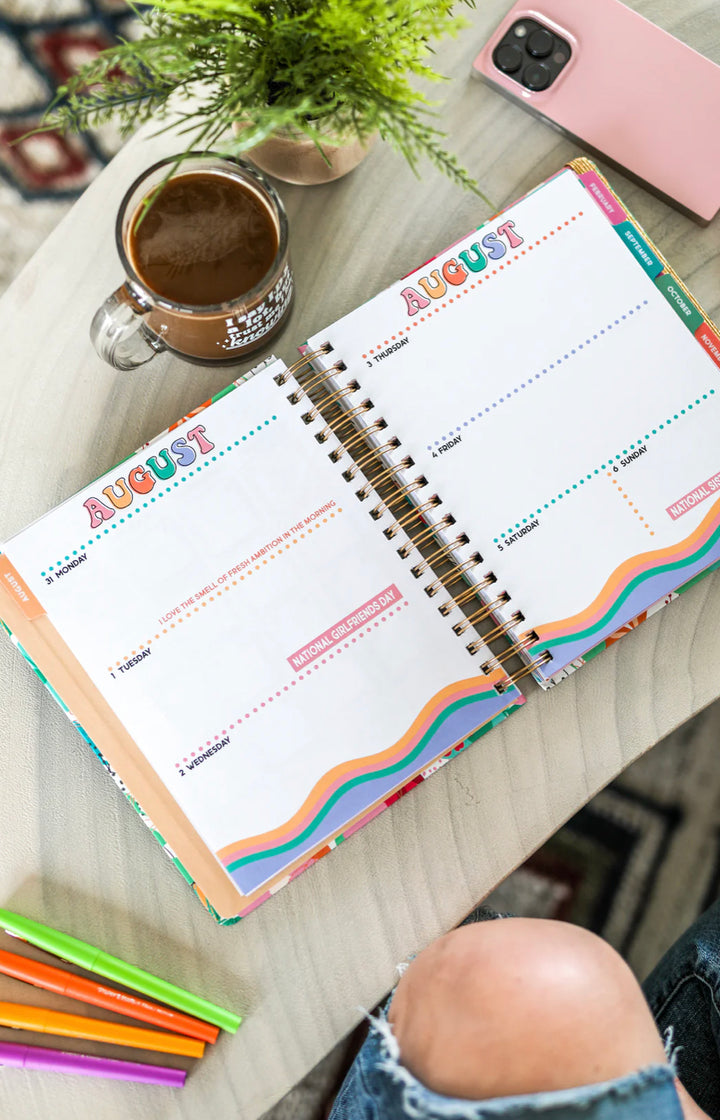 Agenda Planner [Multi Floral] Good Things Are Coming