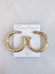 Kinsley Designs - Jasmine Gold Hoops