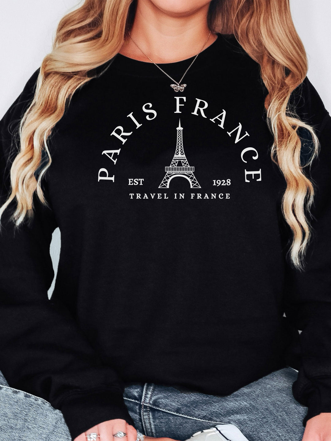 Glamfox - Travel In Paris Graphic Sweater