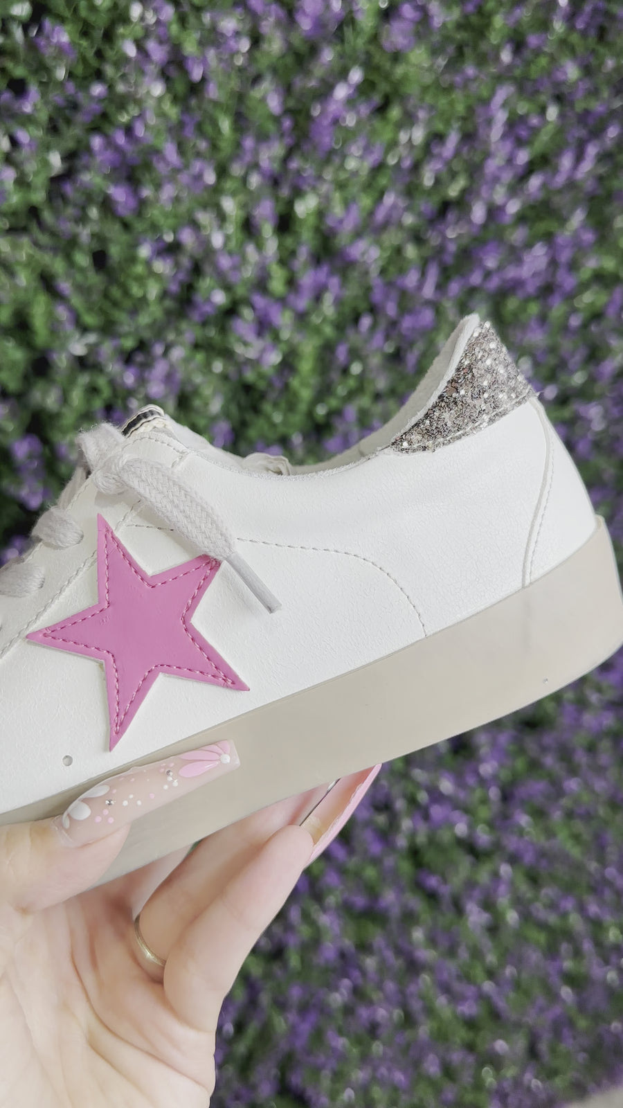 Shu Shop - Paris Pink Star Sneakers – Glamfoxboutique.com