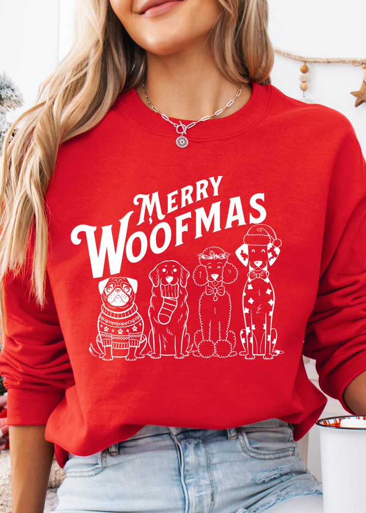 Glamfox  - Merry Woofmas Graphic Crewneck