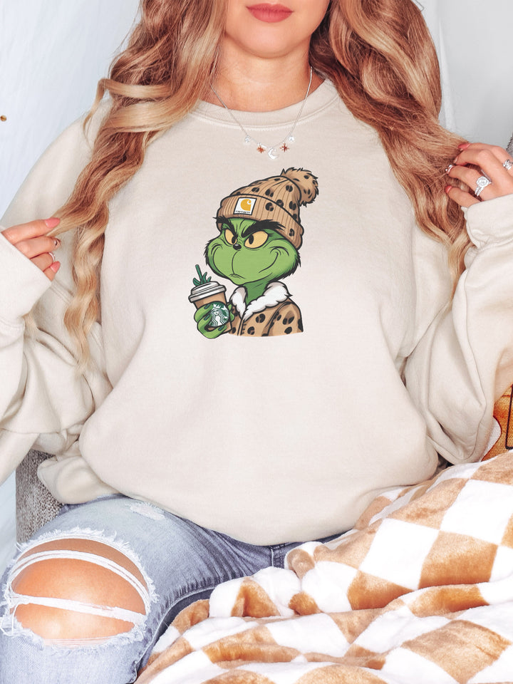 Glamfox - Christmas Coffee Graphic Sweater