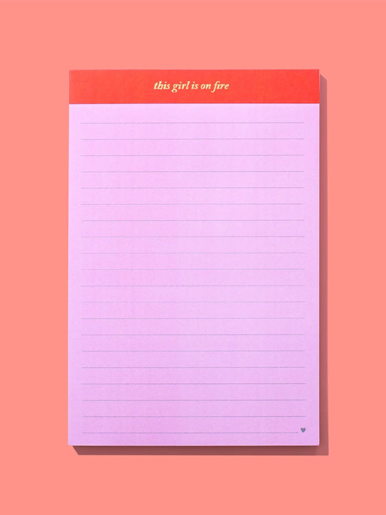 Taylor Elliot - This Girl Is On Fire List Pad