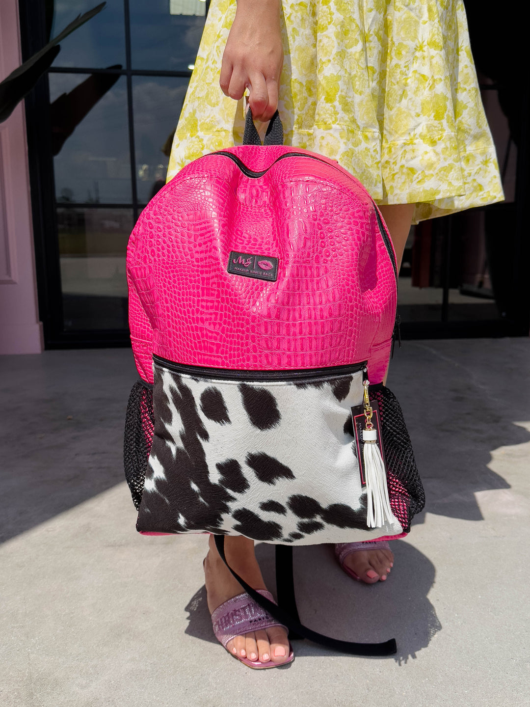 Victoria's Secret Pink/Black Leopard Cosmetic Bag/Pouch