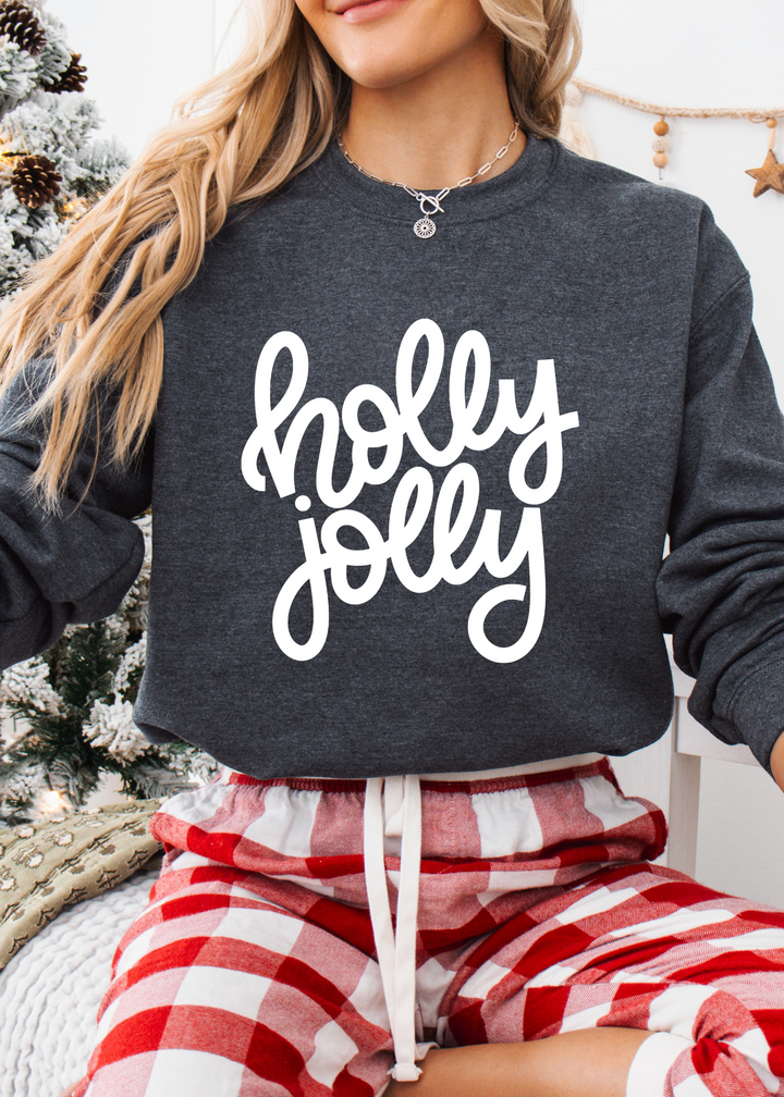 Glamfox  - Holly Jolly Graphic Crewneck