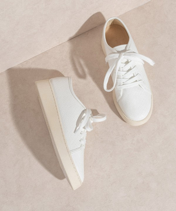 Mika - Classic Street Sneaker - White – Glamfoxboutique.com
