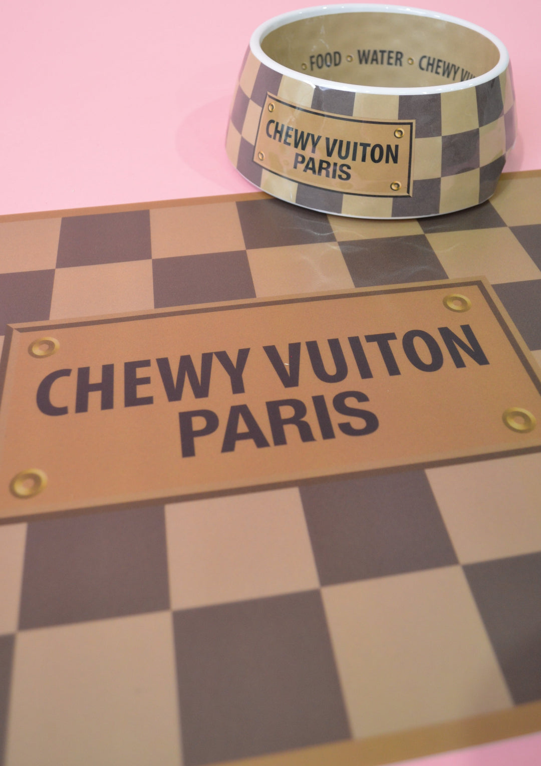 Medium Chewy Vuitton Dog Bowl