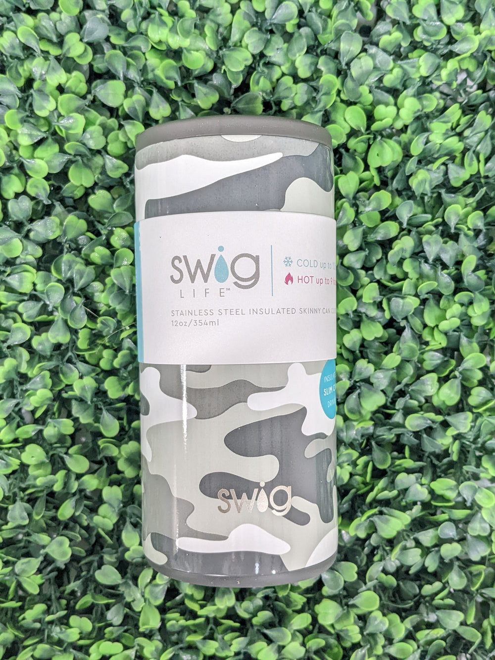 Swig Life Incognito Camo & Aqua Tall Straw Set –