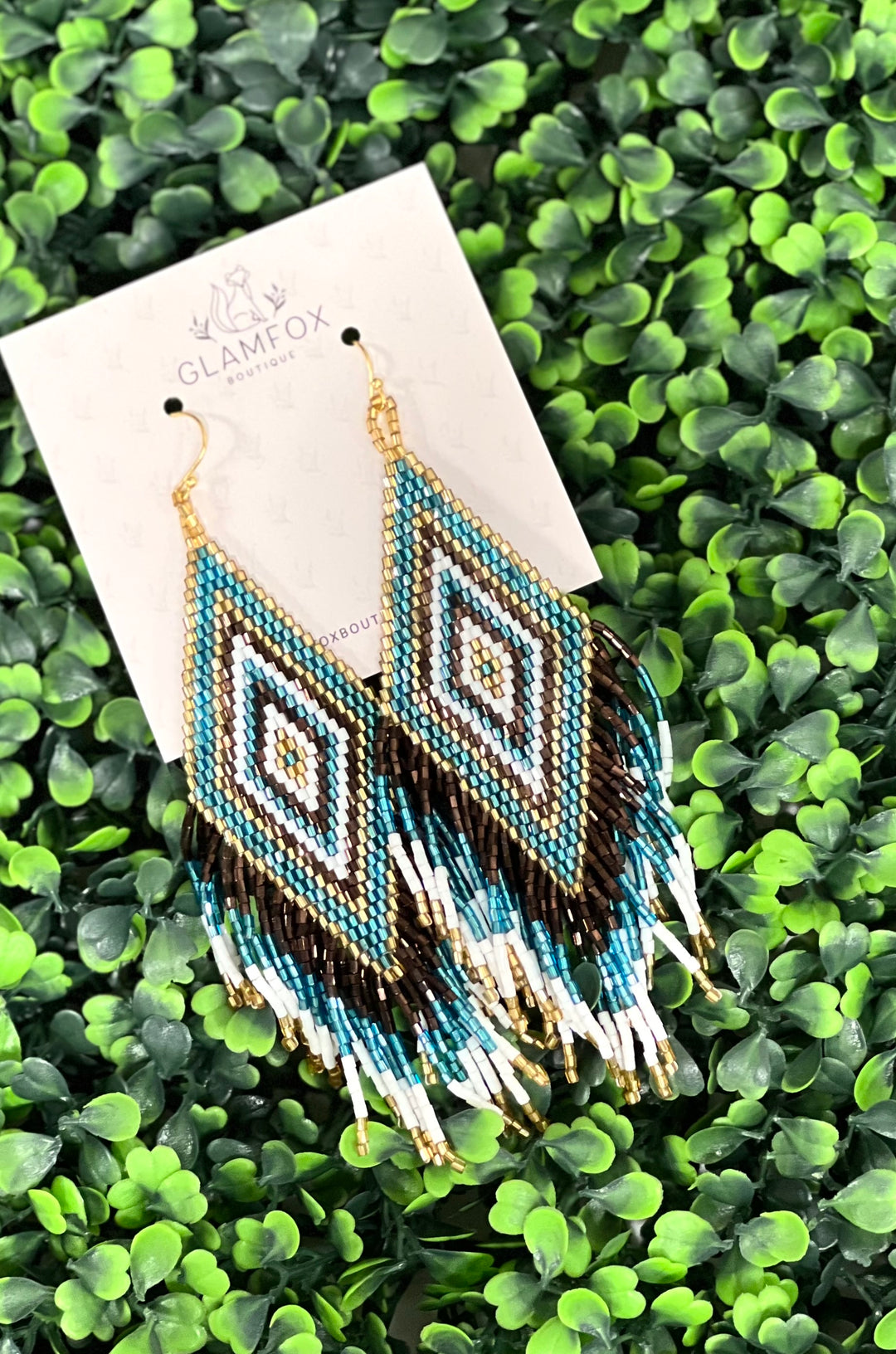 Treasure Jewels - Beaded Turquoise Aztec