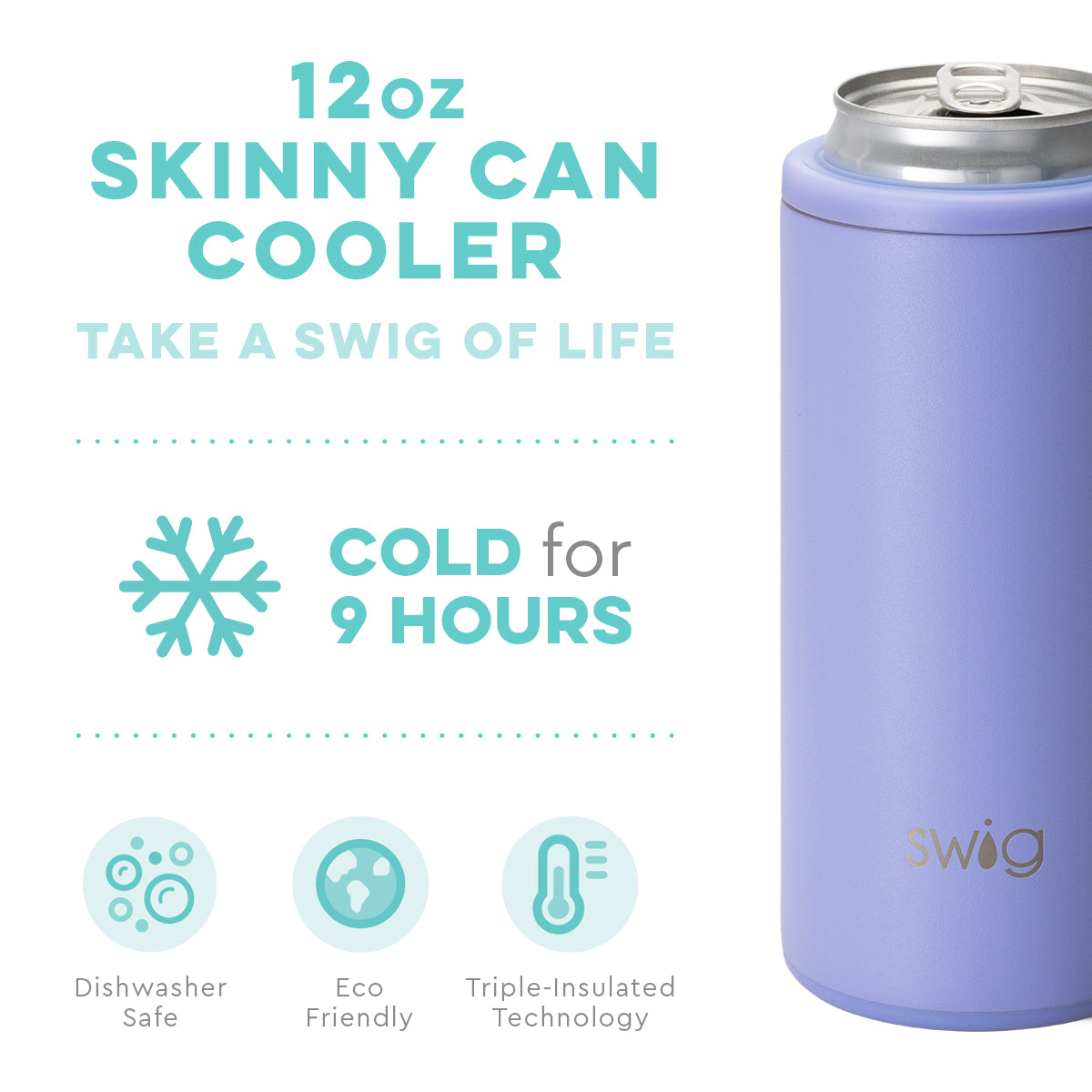 Swig Life Incognito Camo Skinny Can Cooler (12oz