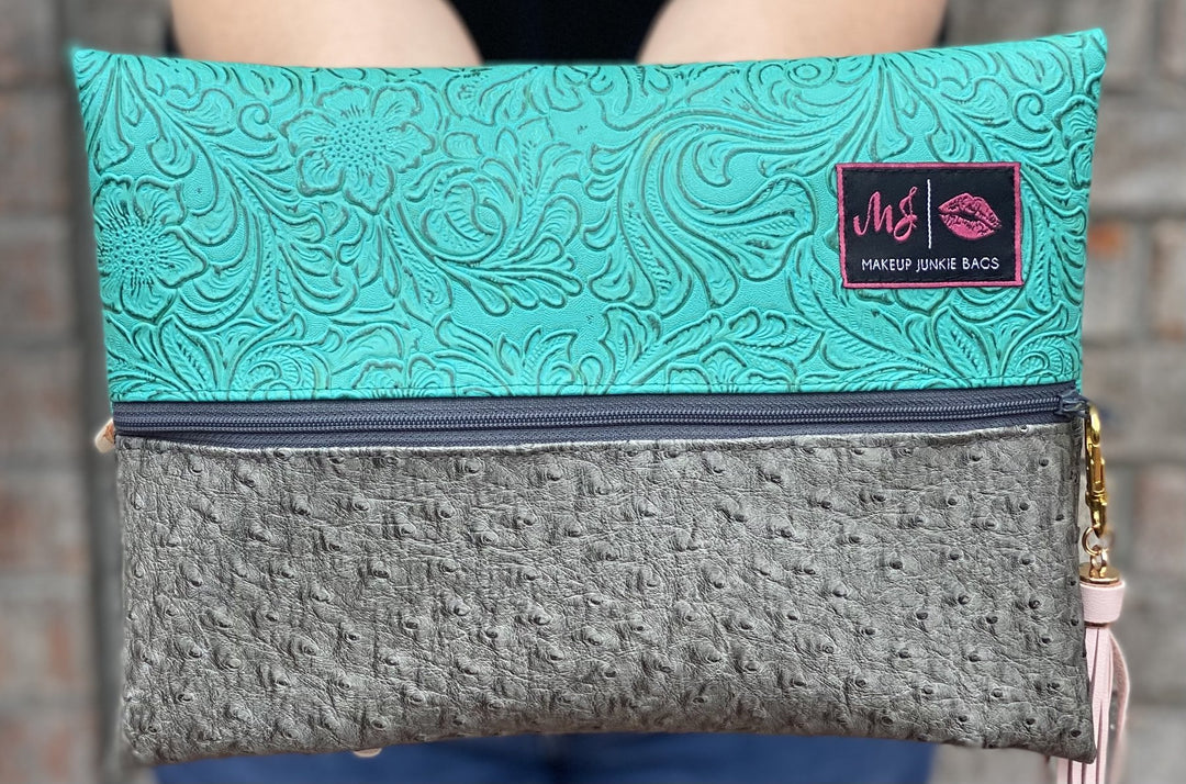 Makeup Junkie Bags -  Two-Faced Turquoise Dream [Pre-Order]