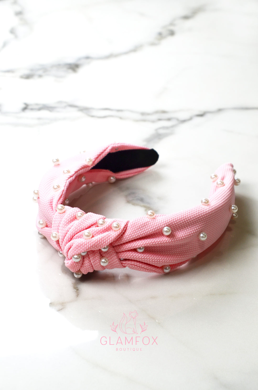 Pink Pearl Wide Headband