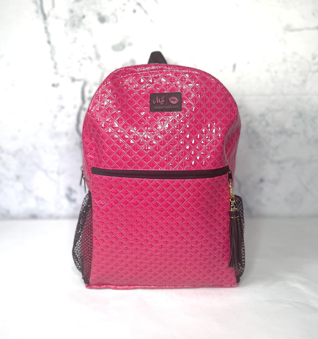 Makeup Junkie Bags - Pink Diamond Backpack [Pre-Order]