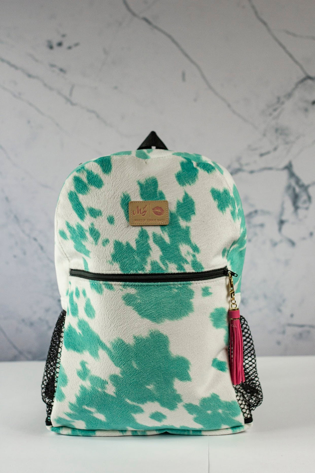 Makeup Junkie Bags Backpack - Bonnie Hide Turquoise *Pre Order