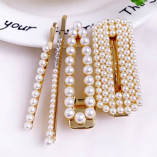 Pearl Beaded Hair Clip Set – Glamfoxboutique.com