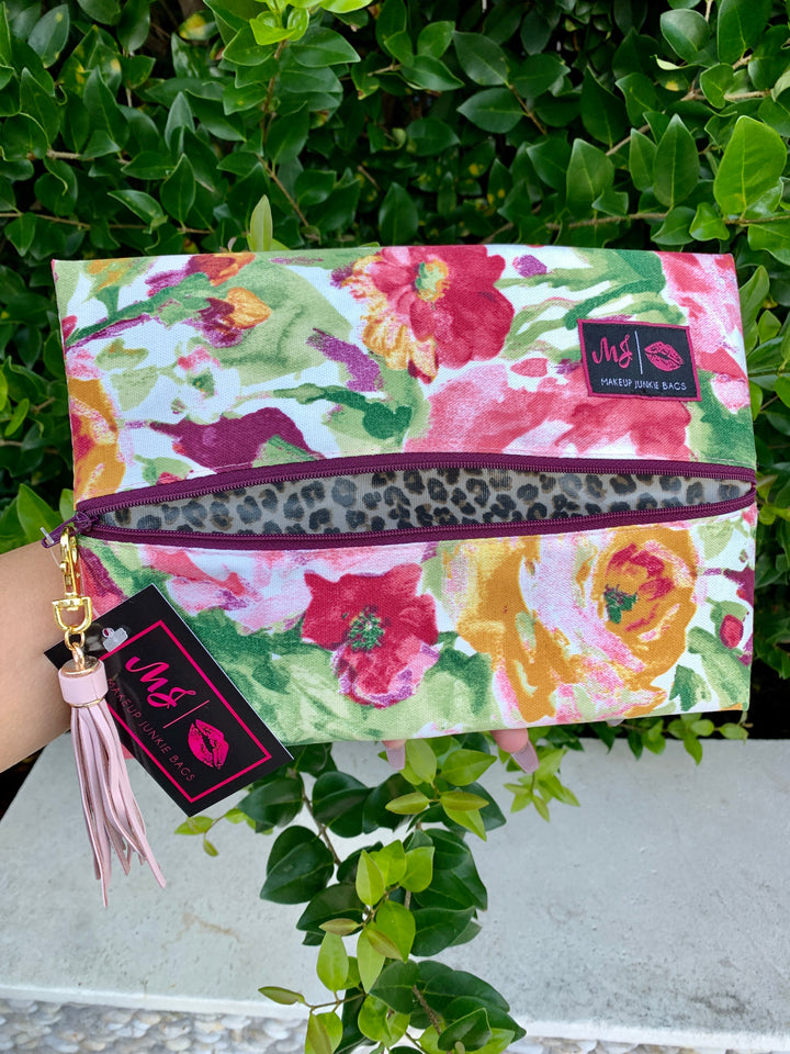 Makeup Junkie Bags - Botanical Garden - [Pre-Order] Glamfox Exclusive