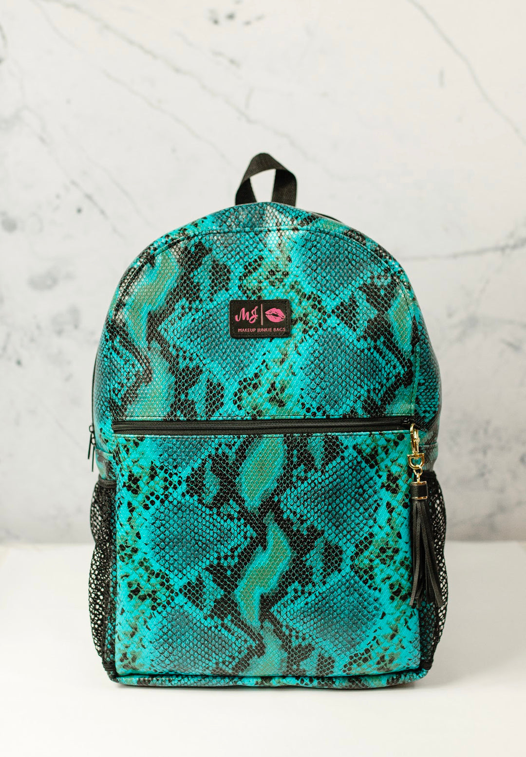 Makeup Junkie Bags - Aqua Viper Backpack [Pre-Order]