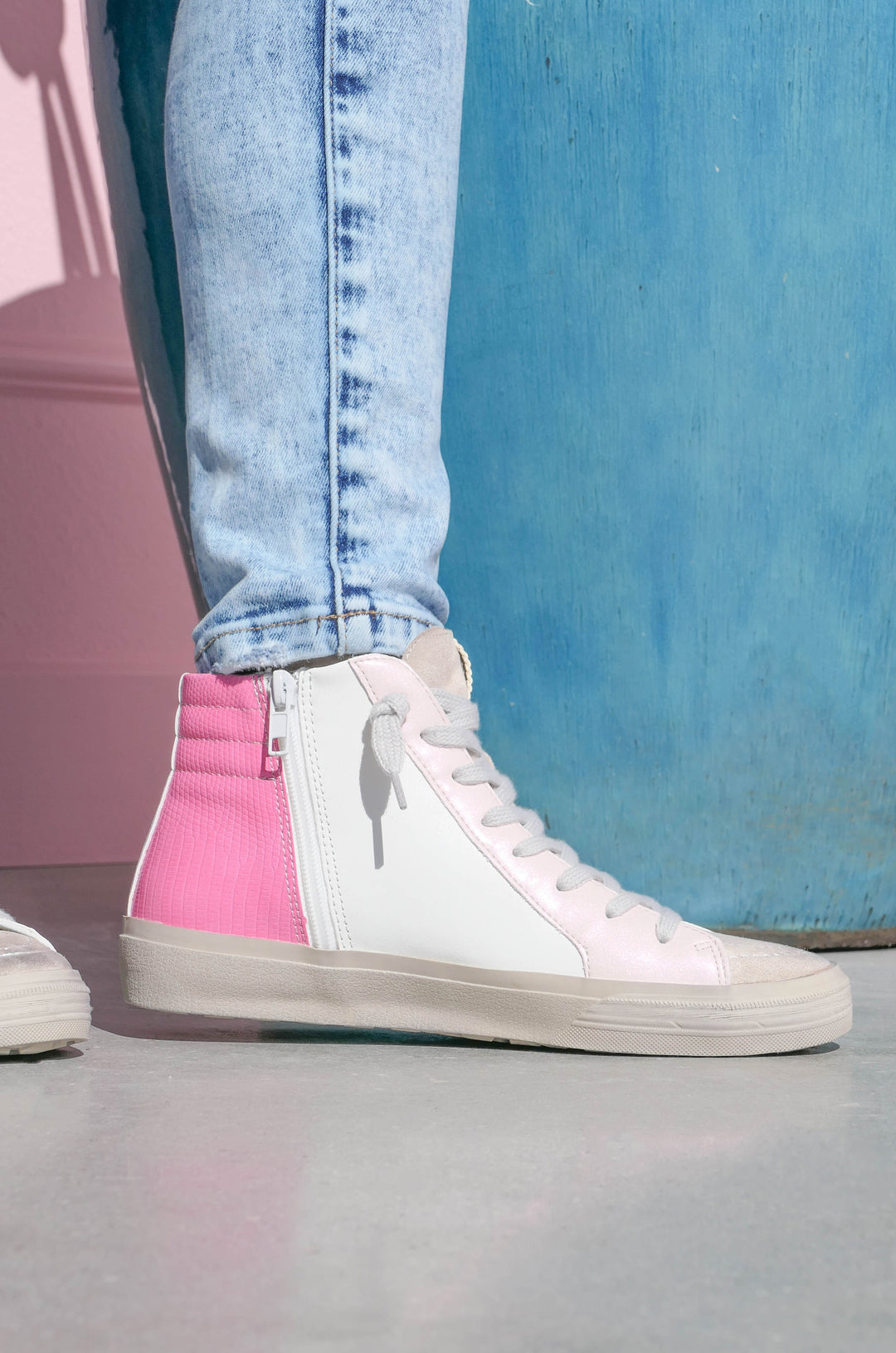 Shu Shop Rooney Pink Lizard Hi Top Sneakers Glamfoxboutique shu-shop-rooney-pink-lizard-hi-top-sneakers-glamfoxboutique